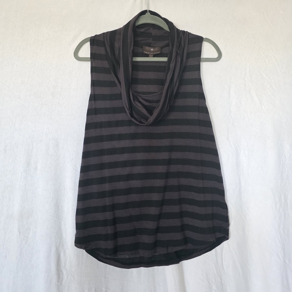 Fenn Wright Manson Black and Gray/purple Top